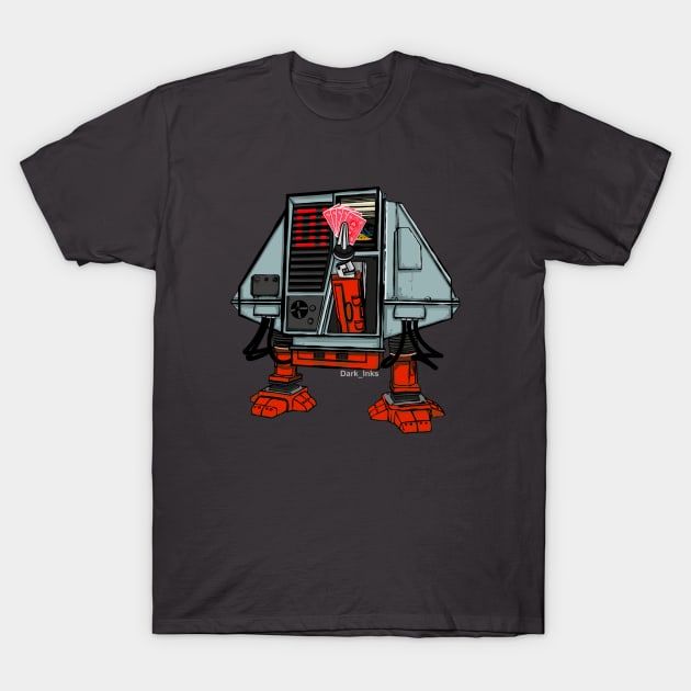 Dewey - Silent Running T-Shirt by Dark_Inks